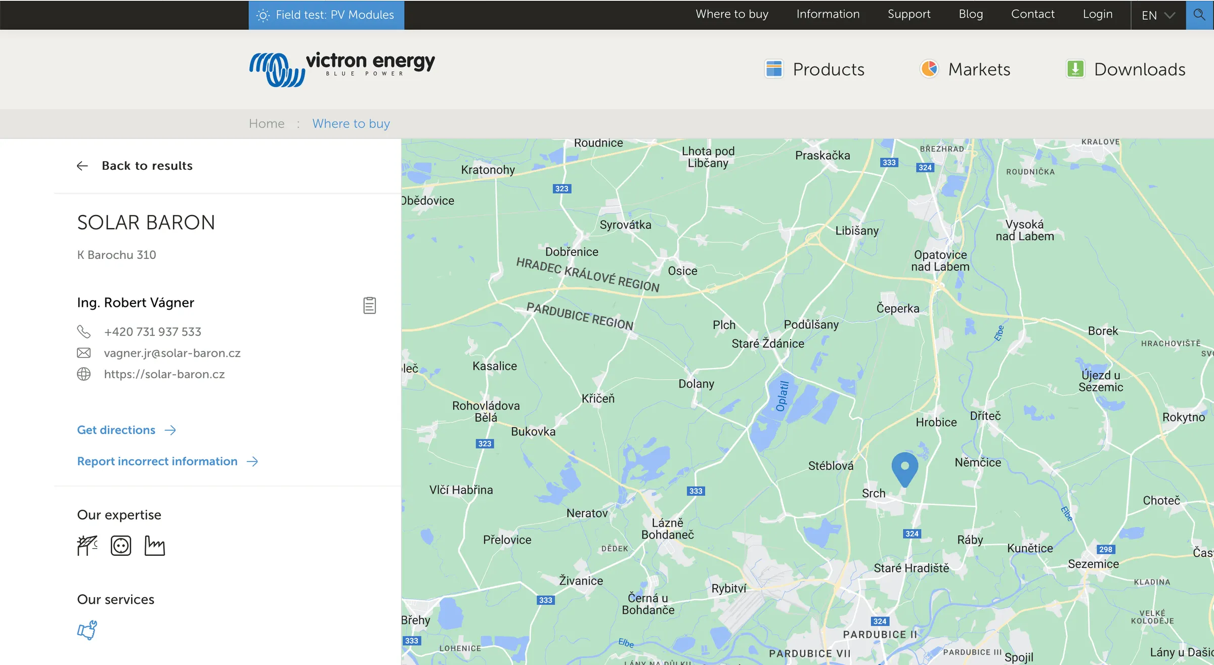 SOLAR BARON® je oficiálně Victron Energy® Authorized Technician. Již delší dobu jsme zalistování přímo na stránkách výrobce.
