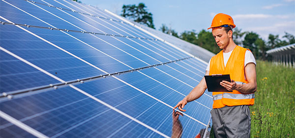 Spokojený starší pár sedíci na záhrade si užíva spolehlivou fotovoltaickou elektrárnu rodinného domu.